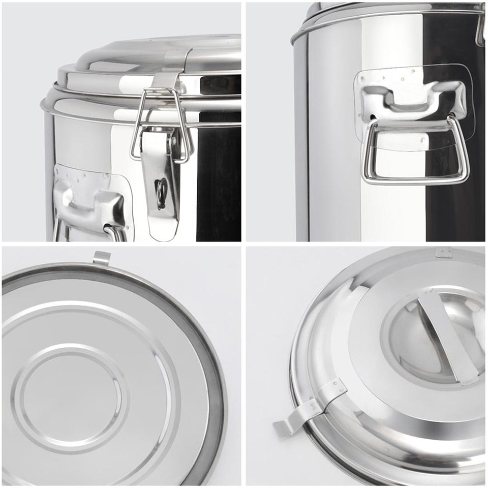 SOGA 2X 30L Stainless Steel Insulated Stock Pot Hot & Cold Beverage Container