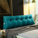 SOGA 180cm Blue Green Triangular Wedge Bed Pillow Headboard Backrest Bedside Tatami Cushion Home Decor