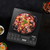 SOGA Electric Smart Induction Cooktop and 30cm Stainless Steel Fry Pan Cooking Frying Pan